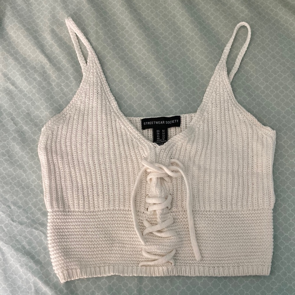NWOT Cropped tank top